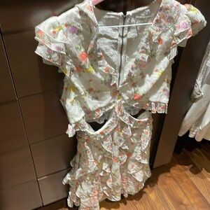 Alice and Olivia Mitzi dress with cutouts